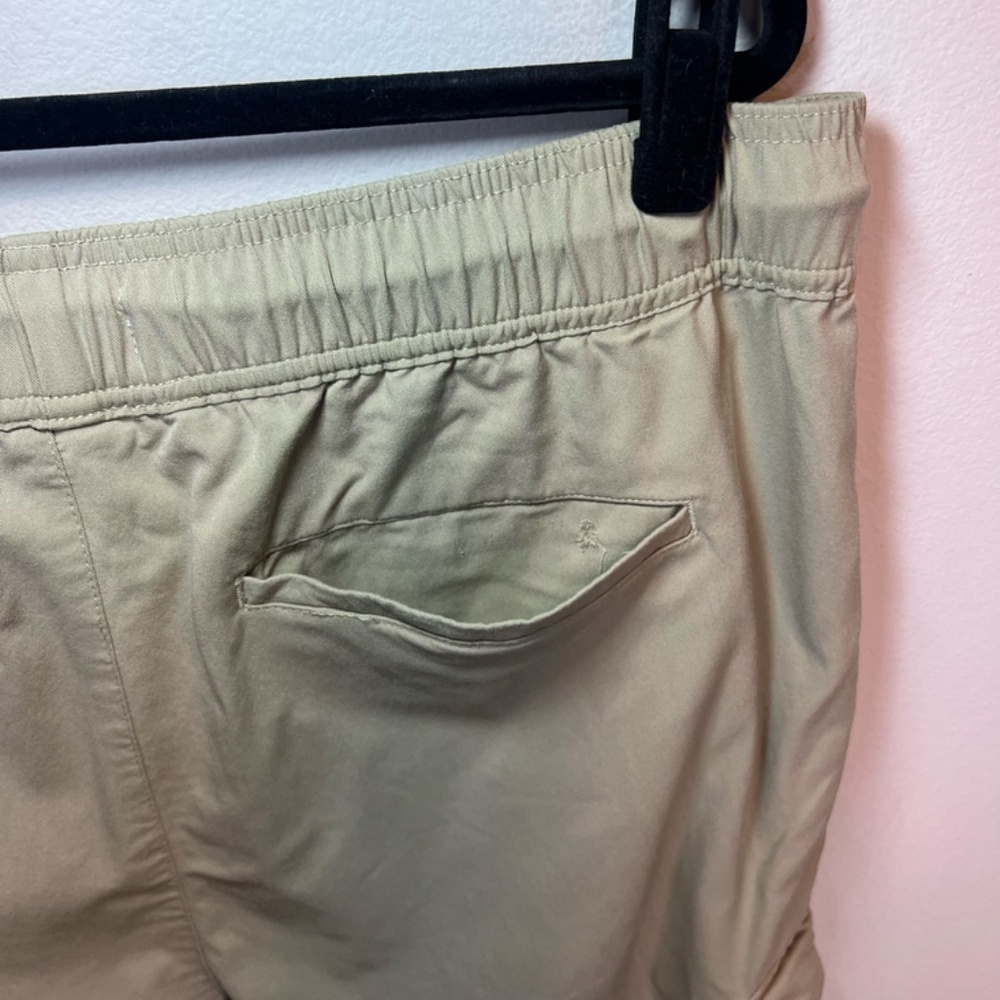 Pacsun Performance Athletic Slim Cargo Pants Tan Pull On Tapered Hiking Mens XL - Picture 11 of 15